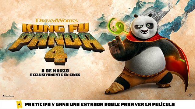 Vuelve una de las sagas con más éxito de DreamWorks: Consigue una entrada doble para ver en cines 'Kung Fu Panda 4'