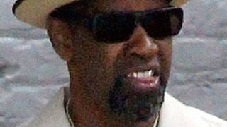 Denzel Washington luce dientes de oro en el rodaje de '2 Guns'