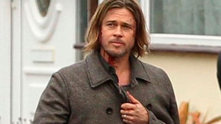 'Guerra mundial Z': Brad Pitt ensangrentado en el rodaje