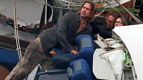 'Guerra mundial Z': Brad Pitt sobrevive a un accidente aéreo noticias imagen