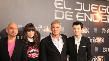 Harrison Ford y el equipo de 'El juego de Ender' visitan Madrid