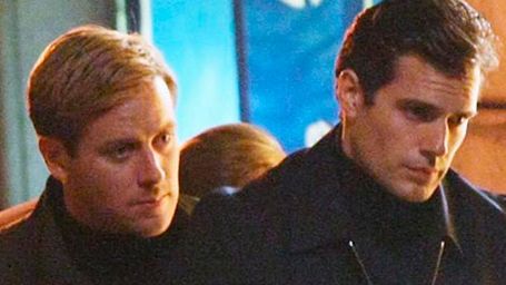 'The Man From U.N.C.L.E.': Henry Cavill y Armie Hammer montados en una vespa, en el rodaje noticias imagen