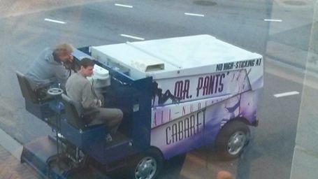 Jim Carrey y Jeff Daniels en un picahielos, en la nueva foto de 'Dos tontos muy tontos 2' noticias imagen