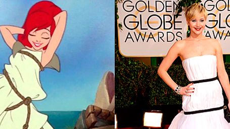 Jennifer Lawrence, vestida a lo Ariel de 'La Sirenita' en los Globos de Oro noticias imagen