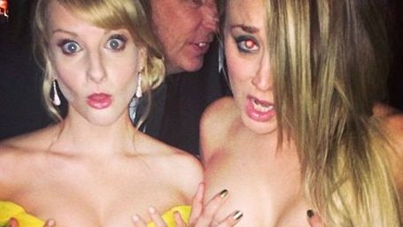 Los globos de oro de Penny y Bernadette y otras 4 fotos divertidas de los Golden Globes noticias imagen