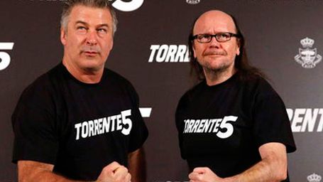 'Torrente 5': Alec Baldwin y Santiago Segura posan juntos en Madrid