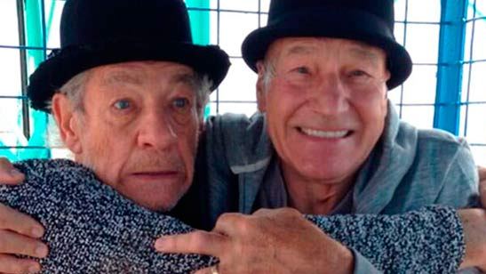 Fotos que demuestran que Ian McKellen y Patrick Stewart son la mejor pareja de amigos
