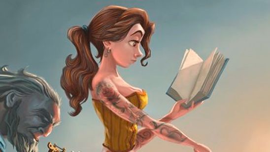 Las princesas Disney se tatúan en estas fantásticas ilustraciones noticias imagen