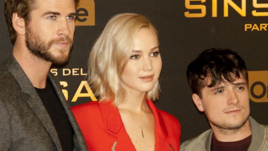 'Los juegos del hambre: Sinsajo - Parte 2': Fotos de la visita a Madrid de Jennifer Lawrence, Liam Hemsworth y Josh Hutcherson