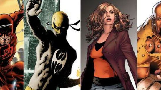 Conoce 'Daredevil', 'Jessica Jones', 'Luke Cage' y 'Iron Fist', las cuatro series de Marvel y Netflix