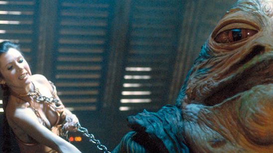 'Star Wars: El despertar de la Fuerza': Carrie Fisher (Leia) se saca una foto con Jabba el hutt noticias imagen
