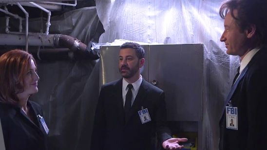 'Expediente X': David Duchovny y Gillian Anderson se enrollan en 'Jimmy Kimmel Live!' noticias imagen