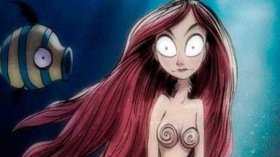 Así serían los carteles de las películas Disney al estilo Tim Burton noticias imagen