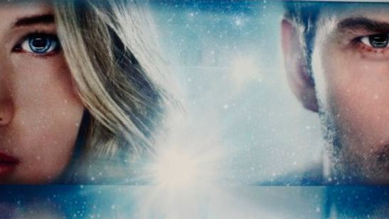 'Passengers': Primer vistazo a Jennifer Lawrence y Chris Pratt en el póster (de baja calidad) de la película