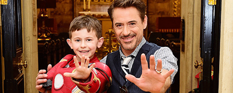 'Capitán América: Civil War': Robert Downey Jr. visita un hospital infantil antes de la 'premiere' europea noticias imagen