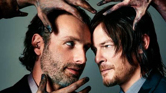 'The Walking Dead': el hilarante ataque de Norman Reedus a Andrew Lincoln...¡Con purpurina! noticias imagen