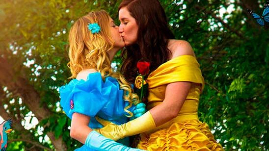Esta pareja inspira a la comunidad LGBT con su sesión de fotos de compromiso de princesas Disney noticias imagen