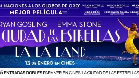 ¡SORTEAMOS 5 ENTRADAS DOBLES PARA VER EN CINES ‘LA CIUDAD DE LAS ESTRELLAS - LA LA LAND’! noticias imagen