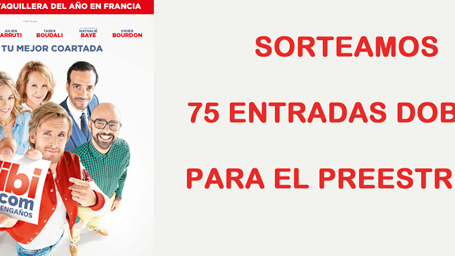 ¡SORTEAMOS 75 ENTRADAS DOBLES PARA EL PREESTRENO DE 'ALIBI.COM (AGENCIA DE ENGAÑOS)'! noticias imagen