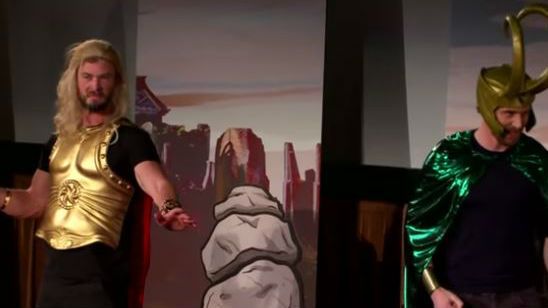 'Thor: Ragnarok': los actores principales recrean la película en una sala de cine noticias imagen