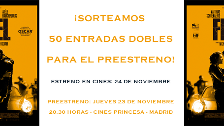 ¡SORTEAMOS 50 ENTRADAS DOBLES PARA EL PREESTRENO DE ‘EL FIEL’ EN MADRID!
 noticias imagen