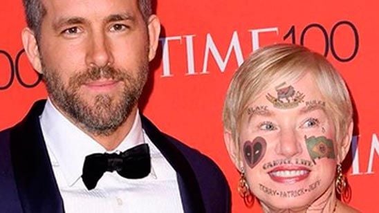 Ryan Reynolds 'trollea' a su madre y le añade tatuajes en la cara con Photoshop noticias imagen