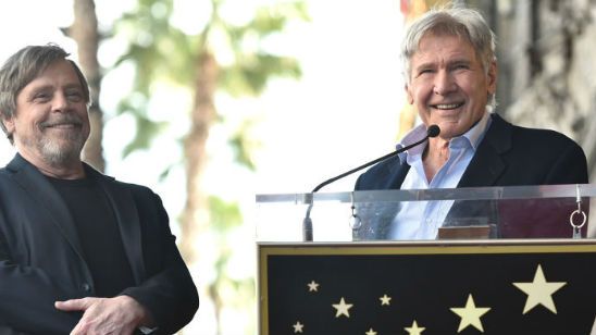 Harrison Ford recuerda a Carrie Fisher durante la entrega a Mark Hamill de su estrella en el Paseo de la Fama noticias imagen