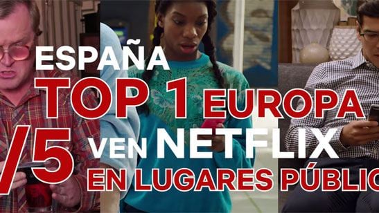 Los españoles son los europeos que más ven Netflix fuera de casa