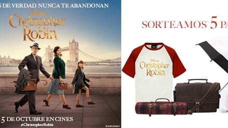 ¡SORTEAMOS 5 PACKS DE REGALOS 'CHRISTOPHER ROBIN'!