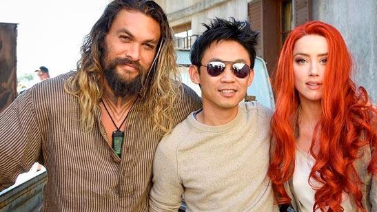 Jason Momoa y James Wan celebran los mil millones de 'Aquaman'