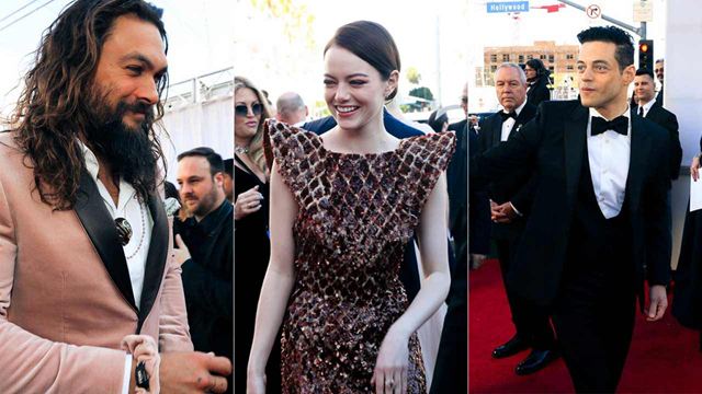 Oscar 2019: Rami Malek, Brie Larson, Emma Stone y más se pasean por la alfombra roja