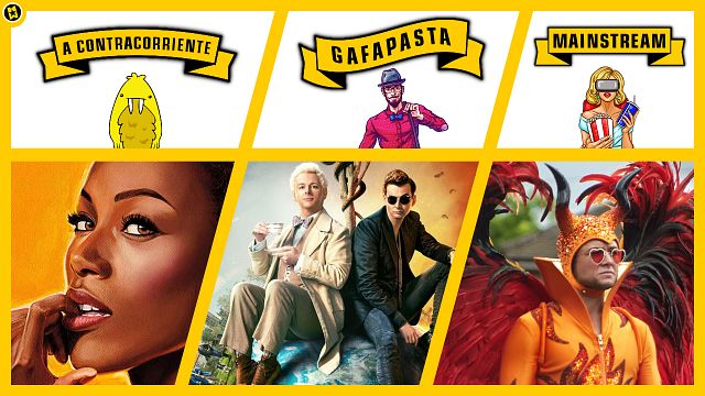 Los estrenos de 'Rocketman' y 'Good Omens' (Amazon) y una serie muy especial de Netflix, nuestras recomendaciones para ver esta noche noticias imagen