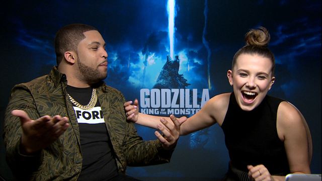 Jugamos con Millie Bobby Brown y O'Shea Jackson Jr. a "Godzilla o comida" por 'Godzilla: Rey de los Monstruos'