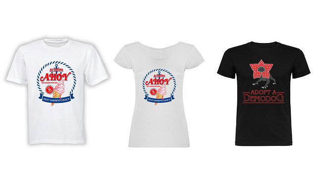 ¿Los helados 'Ahoy' o el Demoperro? Elige tu camiseta inspirada en 'Stranger Things' en la tienda de SensaCine noticias imagen