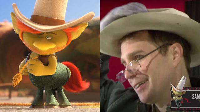 'Trolls 2: Gira mundial': Sam Rockwell apareció vestido de 'cowboy' el primer día de grabación