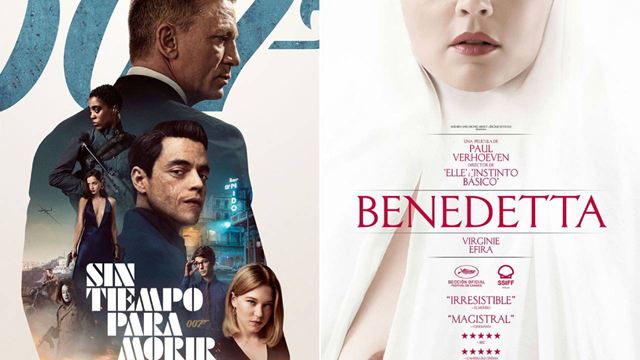 'Sin tiempo para morir' y 'Benedetta' destacan entre los estrenos de cine del fin de semana