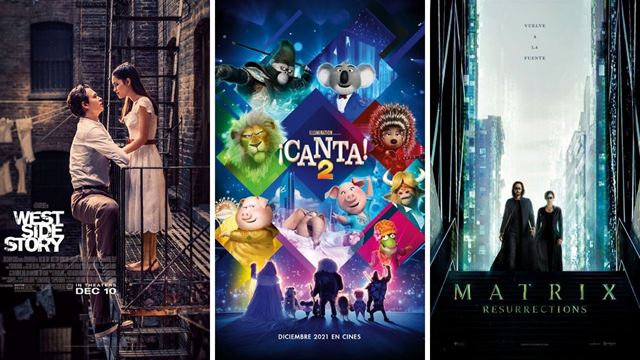 'West Side Story', '¡Canta 2!' y 'Matrix Resurrections' destacan entre los estrenos de cine del fin de semana