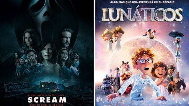 'Scream' y 'Lunáticos' destacan entre los estrenos de cine del fin de semana