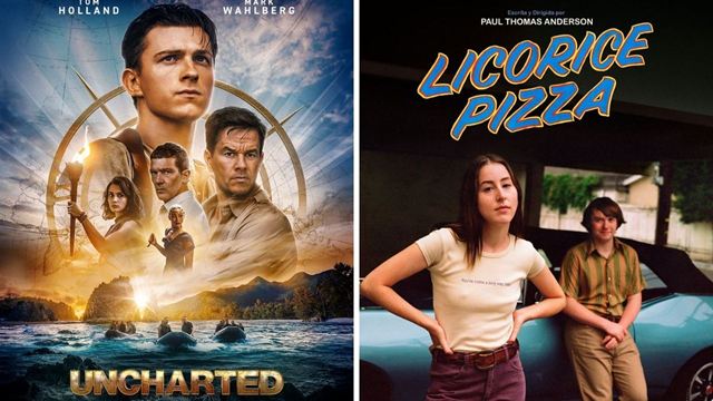 'Uncharted' y 'Licorice Pizza' destacan entre los estrenos de cine del fin de semana