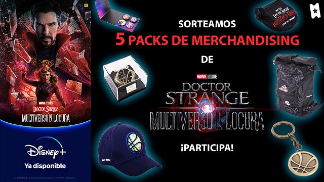 Sorteamos 5 packs de 'merchandising' de 'Doctor Strange en el Multiverso de la Locura'