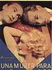 Cartel de Una mujer para dos