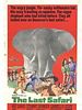 Cartel de El último safari