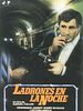 Cartel de Ladrones en la noche