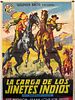 Cartel de La carga de los jinetes indios