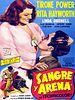 Cartel de Sangre y arena
