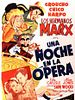 Cartel de Una noche en la ópera