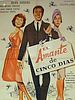 Cartel de L'Amant de cinq jours