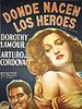 Cartel de Donde nacen los héroes