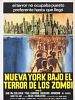Cartel de Nueva York bajo el terror de los zombis