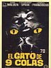 Cartel de El gato de las nueve colas